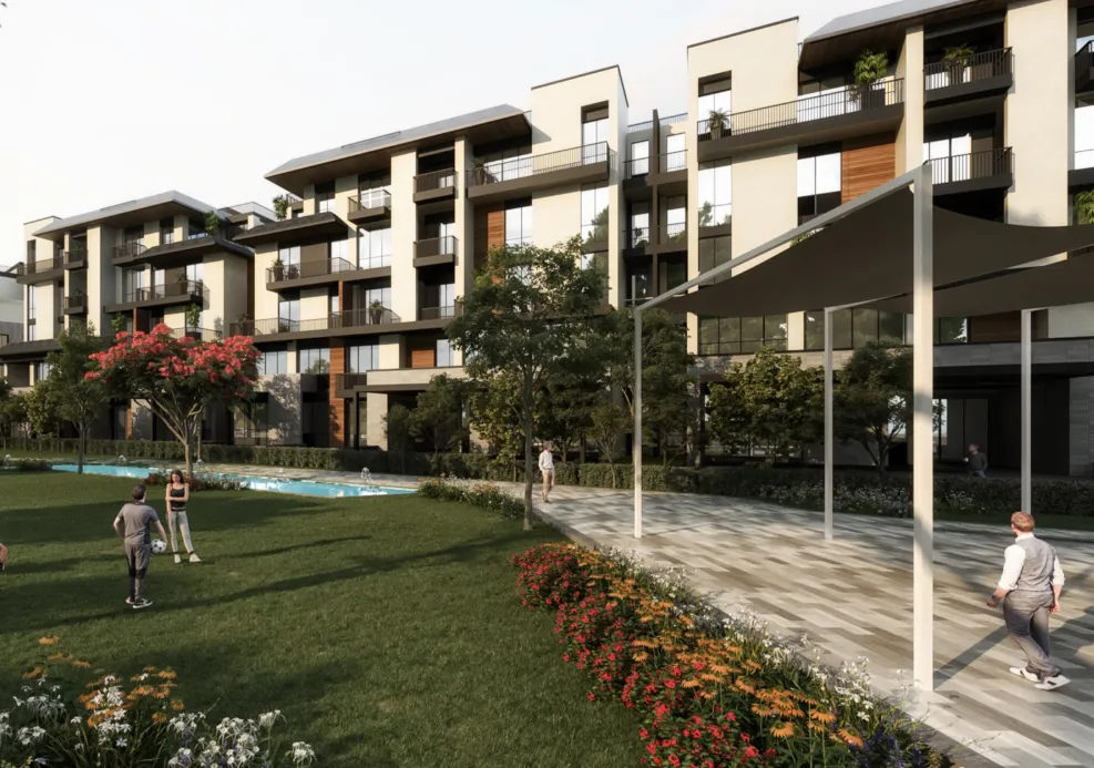 Apartment for sale in Stone Park in New Cairo of 129 m² with 2 bedrooms