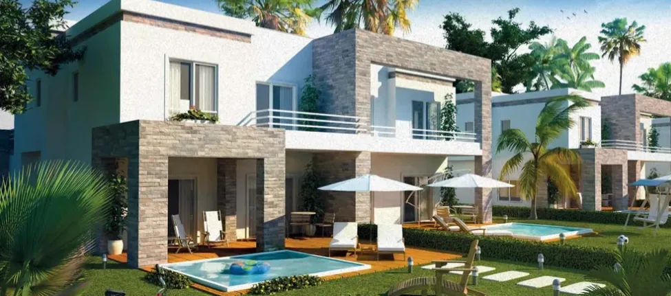 Chalet for sale in Amwaj in Sidi Abdel Rahman of 105 m² with 2 bedrooms