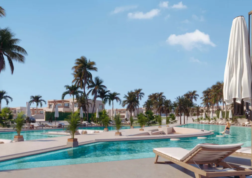 Chalet for sale in Hacienda Blue in Al Dabaa of 116 m² with 3 bedrooms