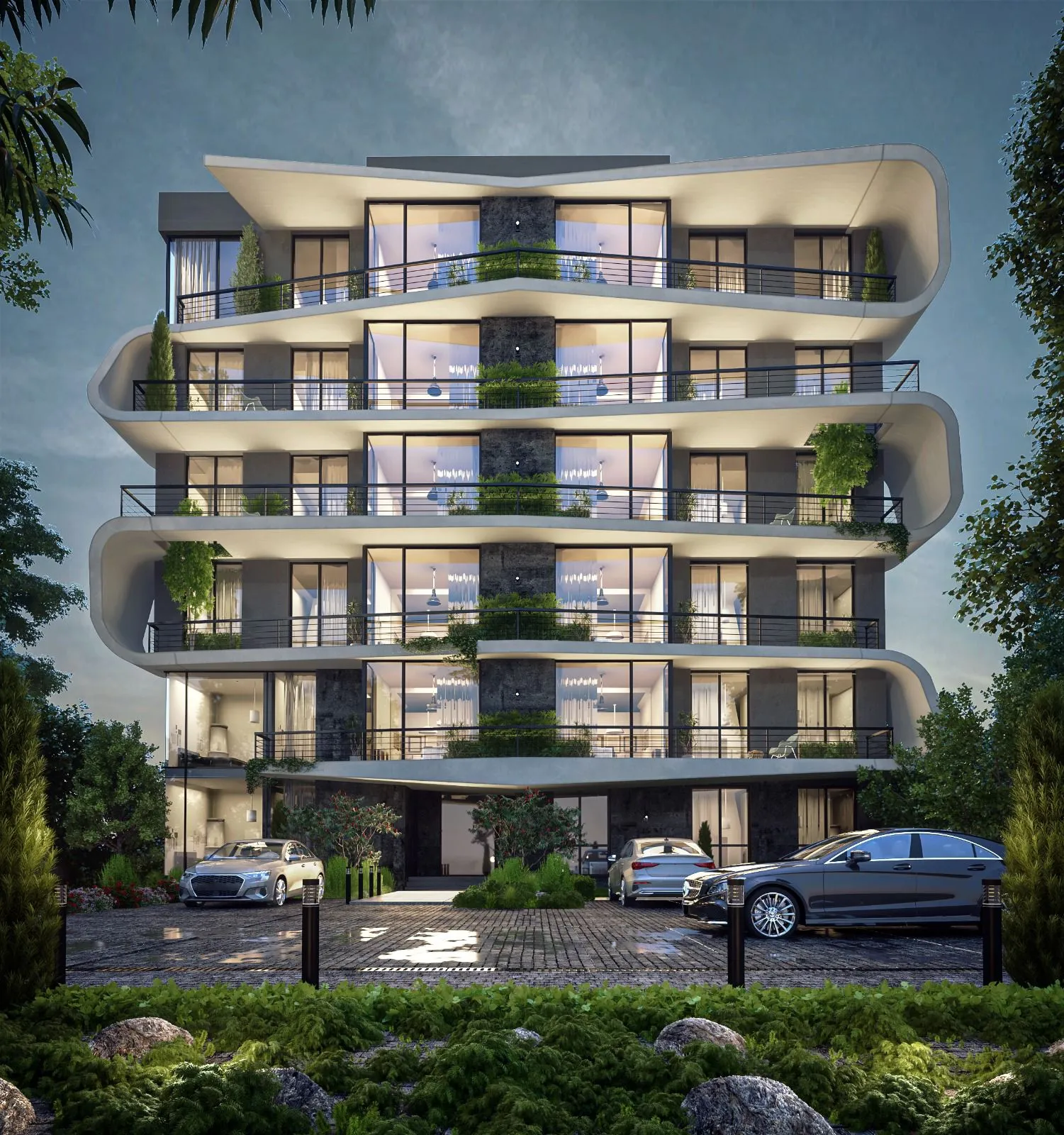 Apartment for sale in Belva in El Sheikh Zayed of 113 m² with 2 bedrooms