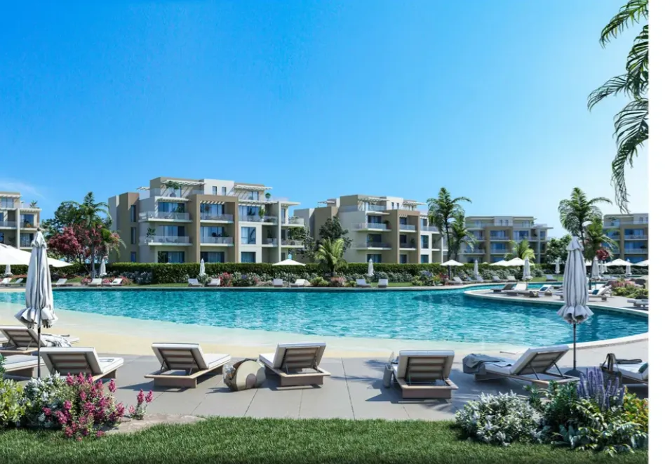 Chalet for sale in Hyde Park North - Seashore in Ras El Hekma of 65 m² with 1 bedrooms