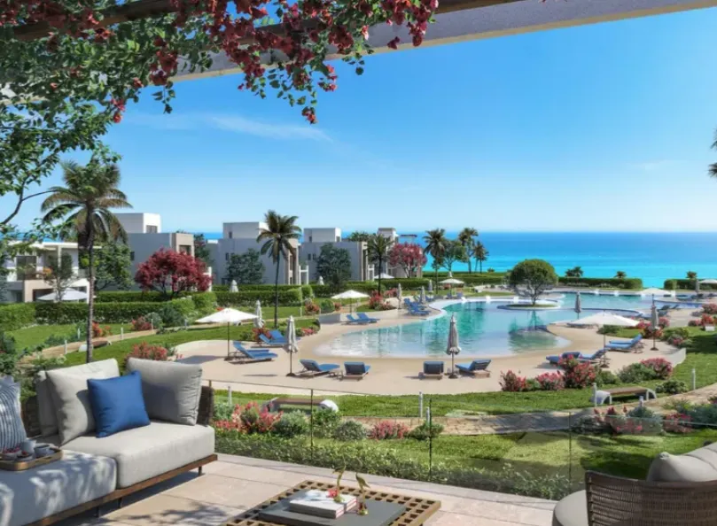 Chalet for sale in Hyde Park North - Seashore in Ras El Hekma of 65 m² with 1 bedrooms