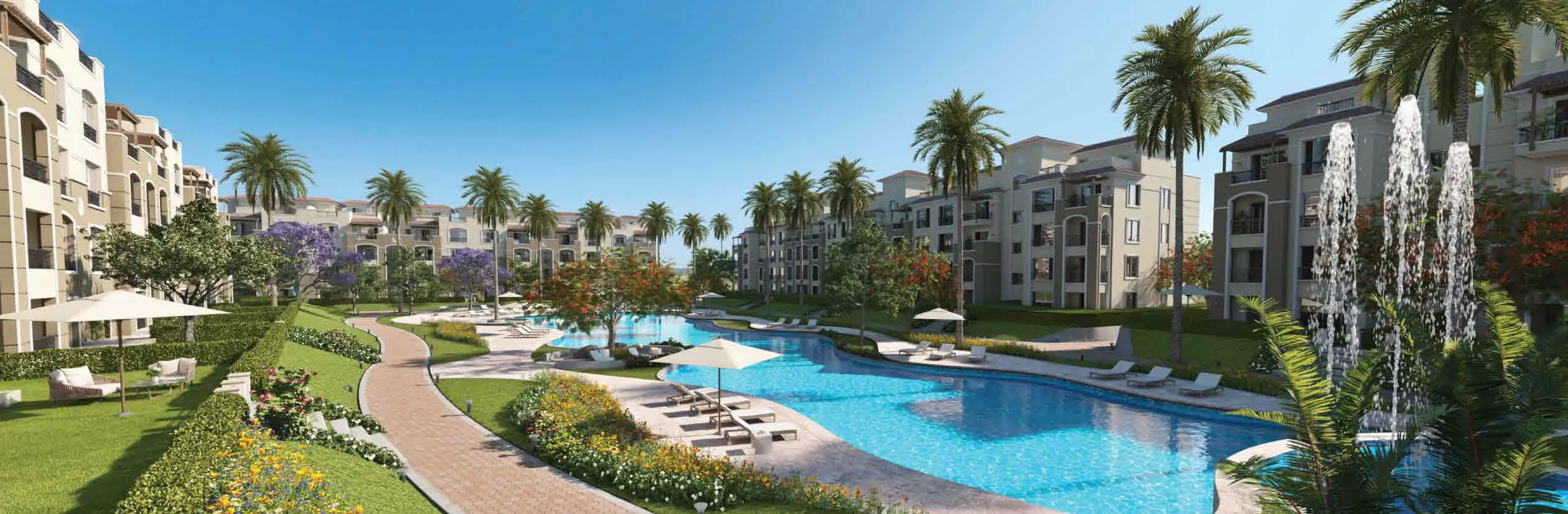 Apartment for sale in Stone Residence in New Cairo of 140 m² with 2 bedrooms