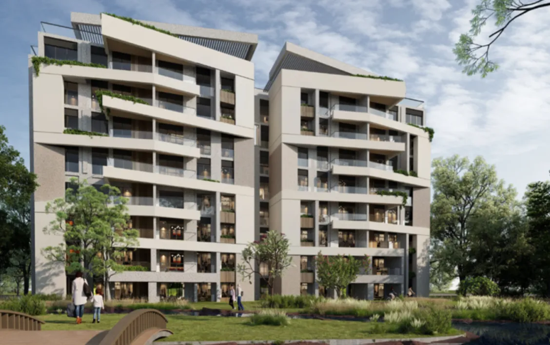 Apartment for sale in The Brooks in New Cairo of 116 m² with 2 bedrooms