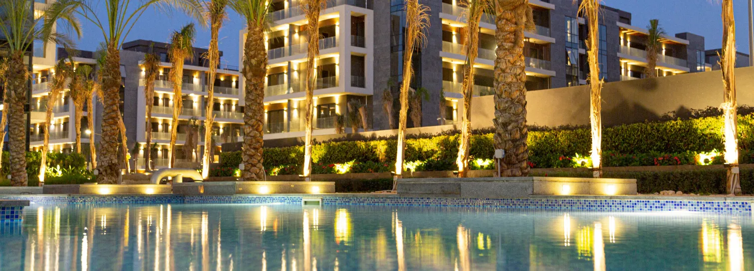 Apartment for sale in El Patio Oro in New Cairo of 164 m² with 3 bedrooms