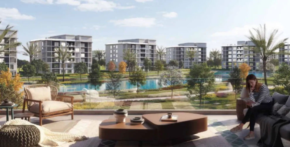Apartment for sale in Creektown in New Cairo of 72 m² with 1 bedrooms