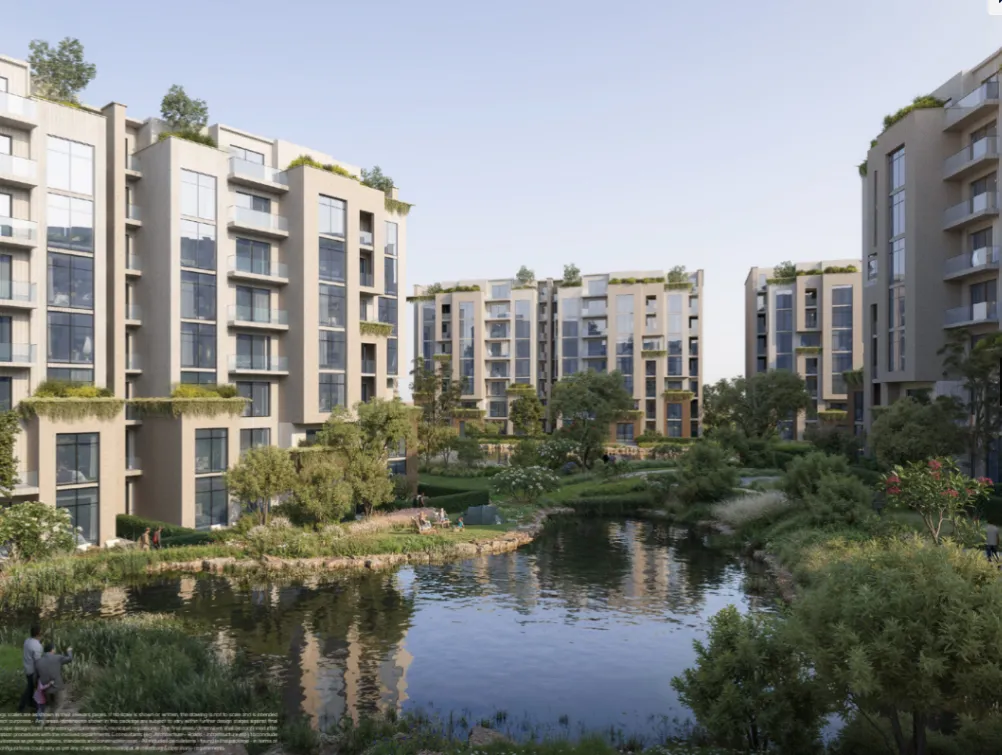 Apartment for sale in Ivoire West in El Sheikh Zayed of 112 m² with 2 bedrooms