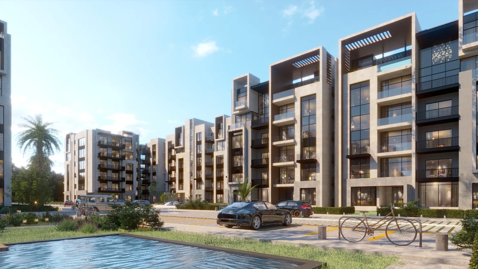 Apartment for sale in Orla Residence in New Cairo of 176 m² with 3 bedrooms