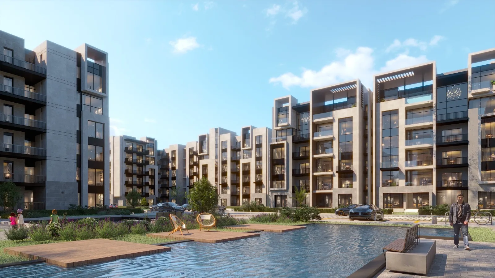 Apartment for sale in Orla Residence in New Cairo of 176 m² with 3 bedrooms