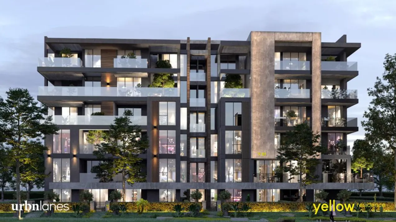 Apartment for sale in Yellow Residence in New Cairo of 180 m² with 3 bedrooms