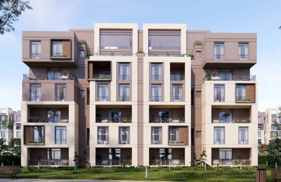 Apartment for sale in Sarai in New Cairo of 81 m² with 2 bedrooms