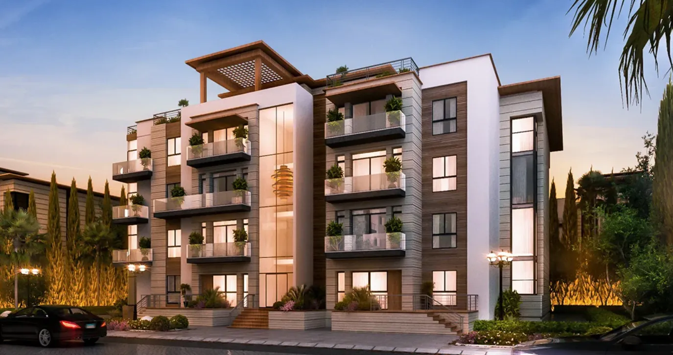Apartment for sale in La Fontaine Province in New Cairo of 214 m² with 4 bedrooms