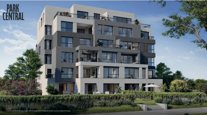 Apartment for sale in Park Central in Mostakbal City of 100 m² with 1 bedrooms