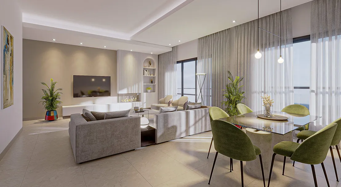 Apartment for sale in Palm Hills New Cairo in New Cairo of 155 m² with 3 bedrooms
