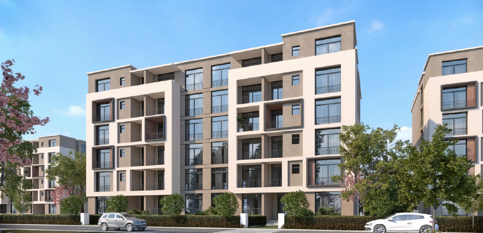 Apartment for sale in Sarai in New Cairo of 165 m² with 3 bedrooms