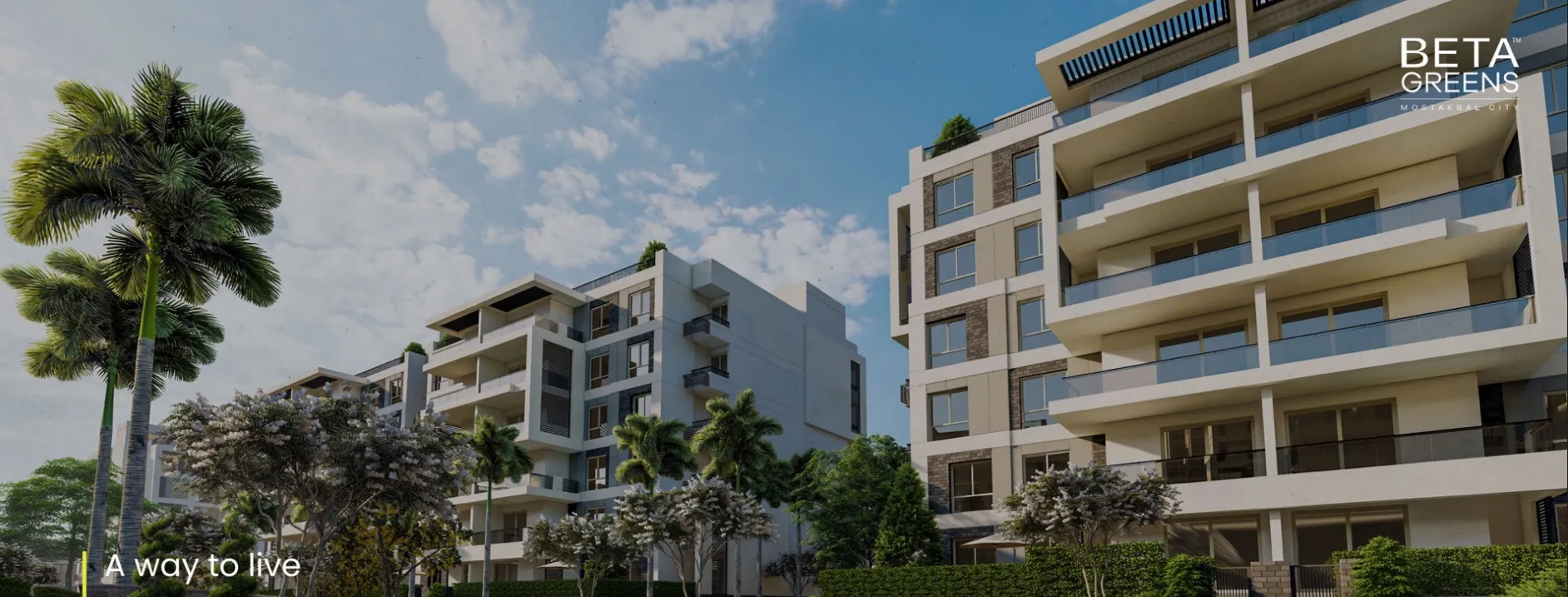 Apartment for sale in Beta Greens in Mostakbal City of 125 m² with 2 bedrooms