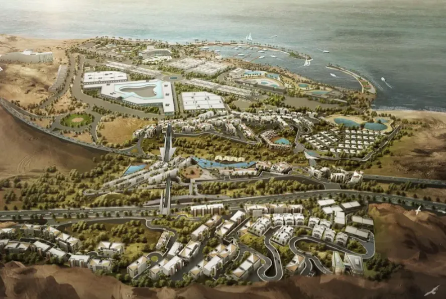 Apartment for sale in Carnelia in Ain Sokhna of 110 m² with 2 bedrooms