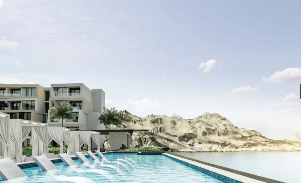 Apartment for sale in Carnelia in Ain Sokhna of 110 m² with 2 bedrooms