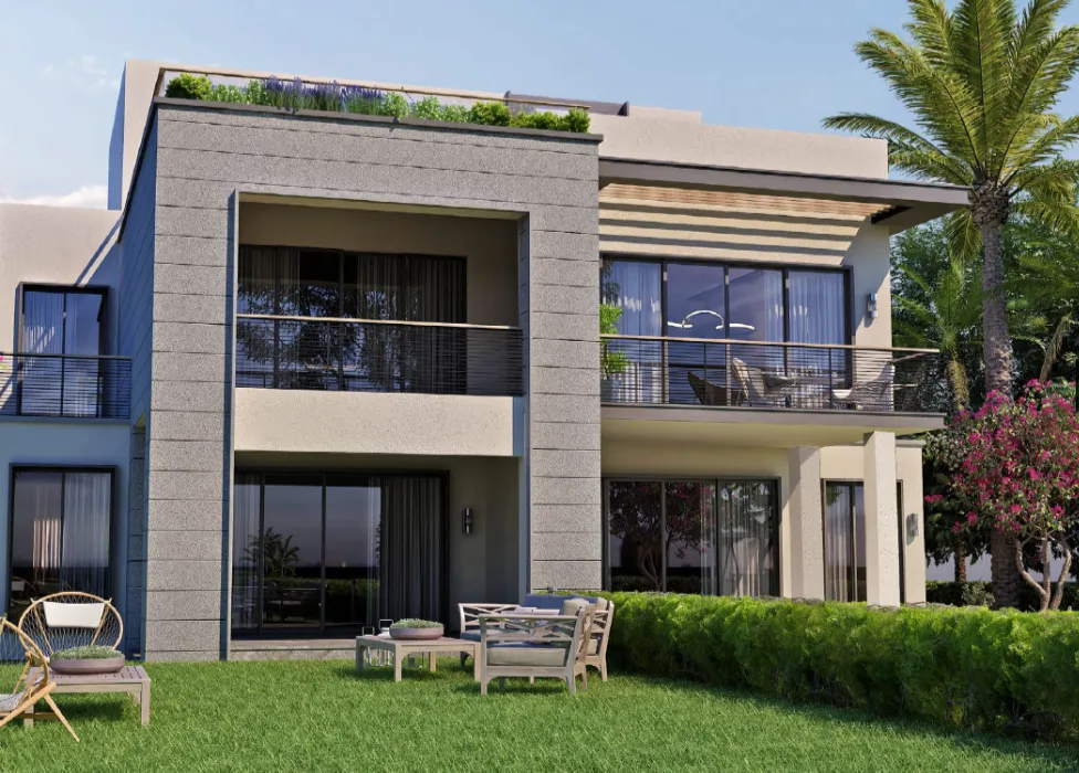 Twinhouse for sale in Garden Lakes in 6th of October City of 242 m² with 3 bedrooms