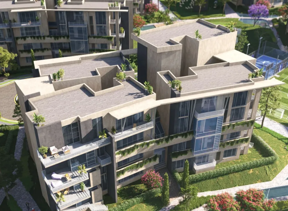 Apartment for sale in Leaves in 6th of October City of 75 m² with 1 bedrooms