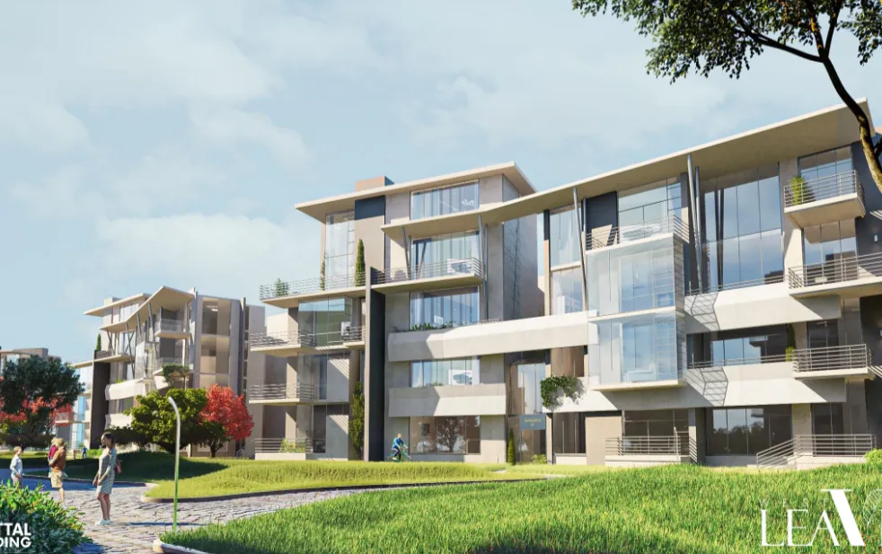 Apartment for sale in Leaves in 6th of October City of 75 m² with 1 bedrooms