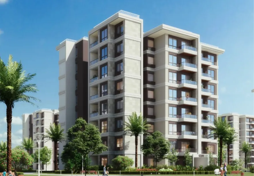 Apartment for sale in Noor Capital Gardens in New Capital Gardens of 82 m² with 2 bedrooms