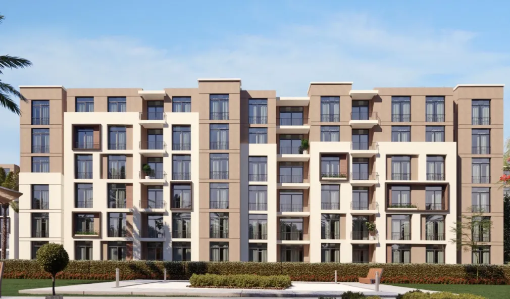 Apartment for sale in Sarai in New Cairo of 113 m² with 2 bedrooms