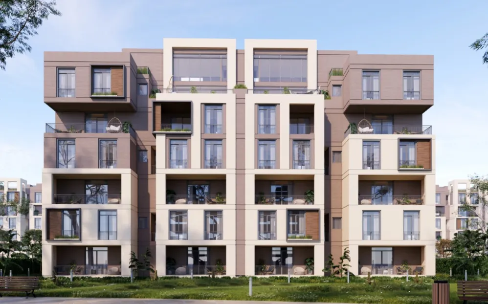 Apartment for sale in Sarai in New Cairo of 113 m² with 2 bedrooms