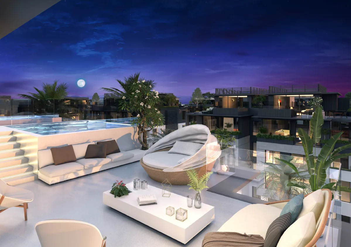 Penthouse for sale in Trio in New Cairo of 158 m² with 2 bedrooms