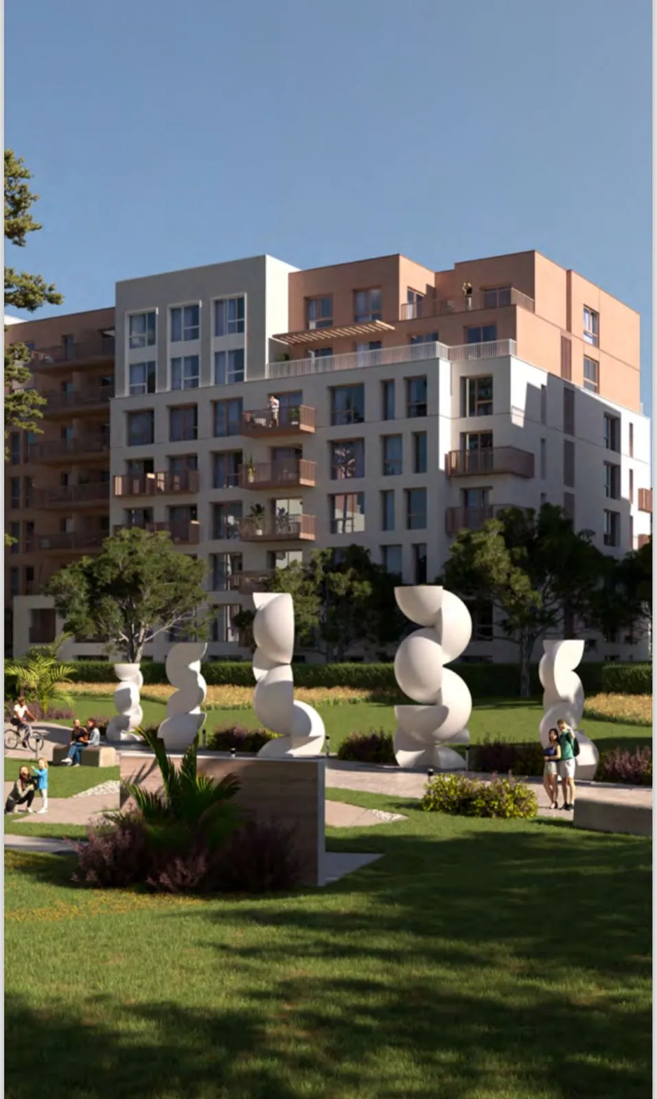 Apartment for sale in Ashgar City in October Gardens of 105 m² with 2 bedrooms