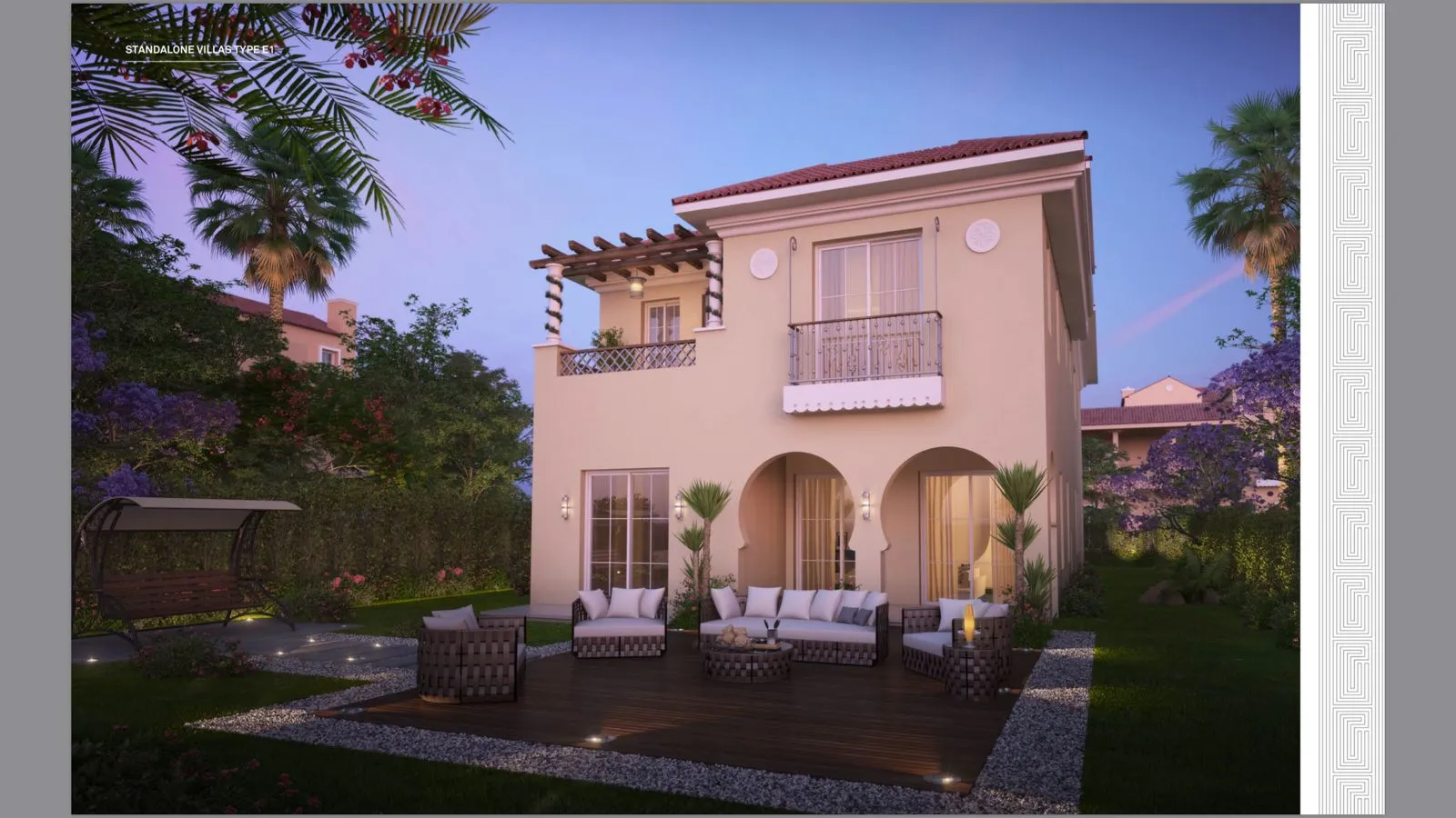 Villa for sale in Hyde Park in 6th settlement of 400 m² with 5 bedrooms