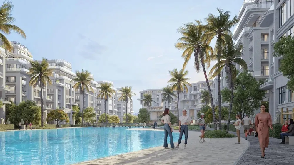 Apartment for sale in Lumia Lagoons in New Capital City of 182 m² with 3 bedrooms