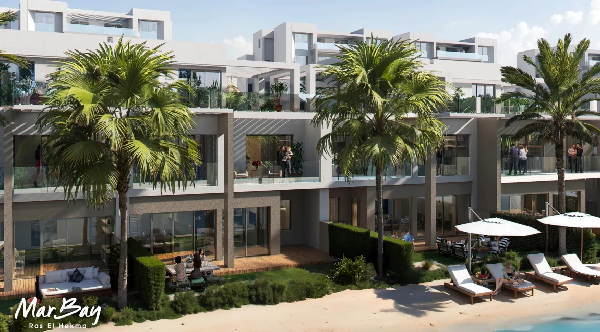 Chalet for sale in Mar Bay - Ras El Hekma in Ras El Hekma of 154 m² with 3 bedrooms