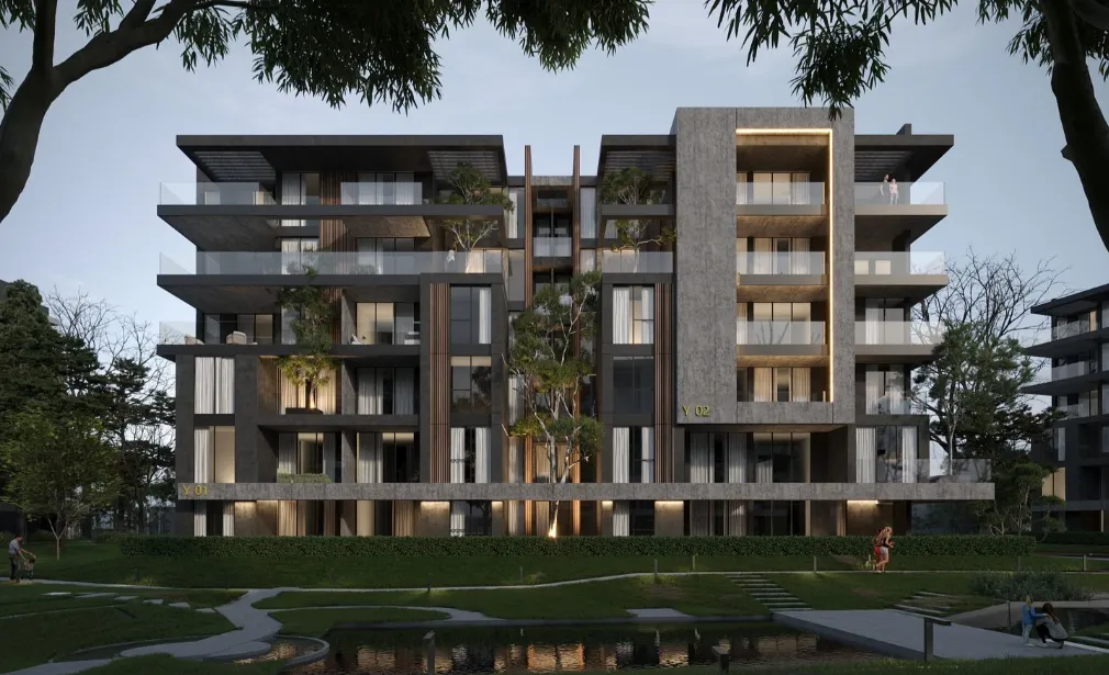 Apartment for sale in Yellow Residence in New Cairo of 179 m² with 3 bedrooms