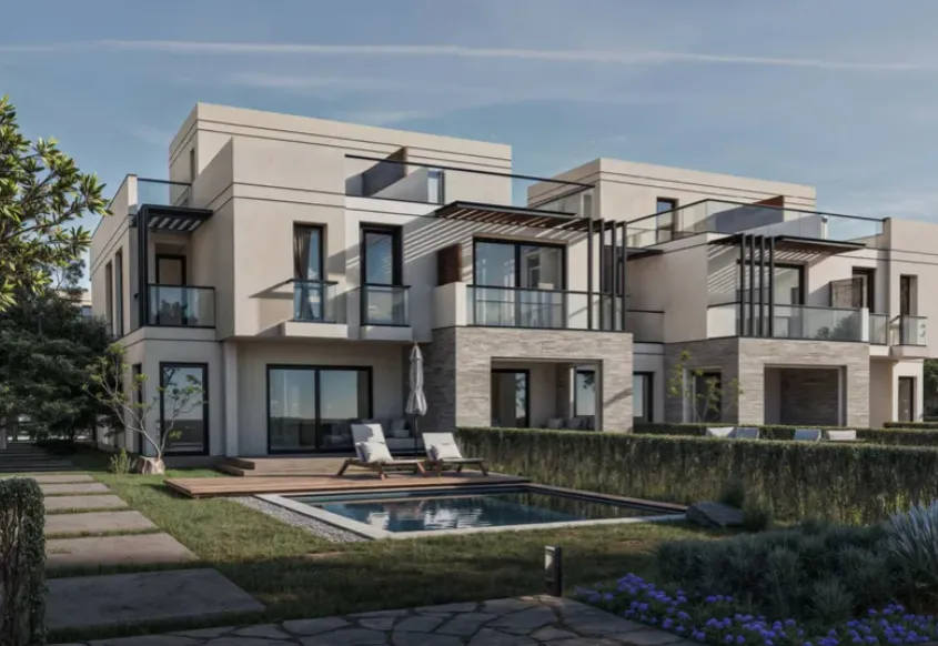 Townhouse for sale in Hyde Park Central in 6th settlement of 212 m² with 3 bedrooms