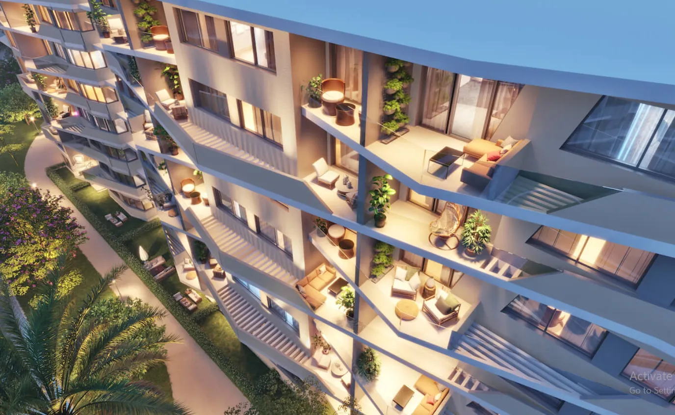Apartment for sale in The Median Residences in New Cairo of 127 m² with 2 bedrooms