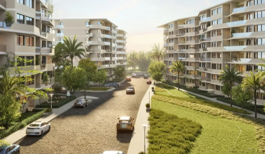 Apartment for sale in The Median Residences in New Cairo of 127 m² with 2 bedrooms