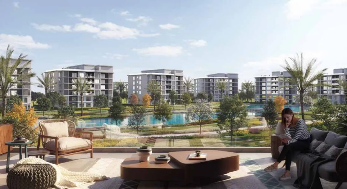 Apartment for sale in Creektown in New Cairo of 130 m² with 2 bedrooms