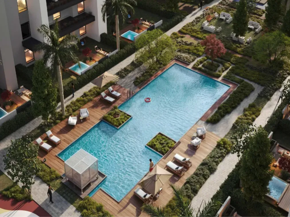 Apartment for sale in La Colina East in New Cairo of 82 m² with 1 bedrooms