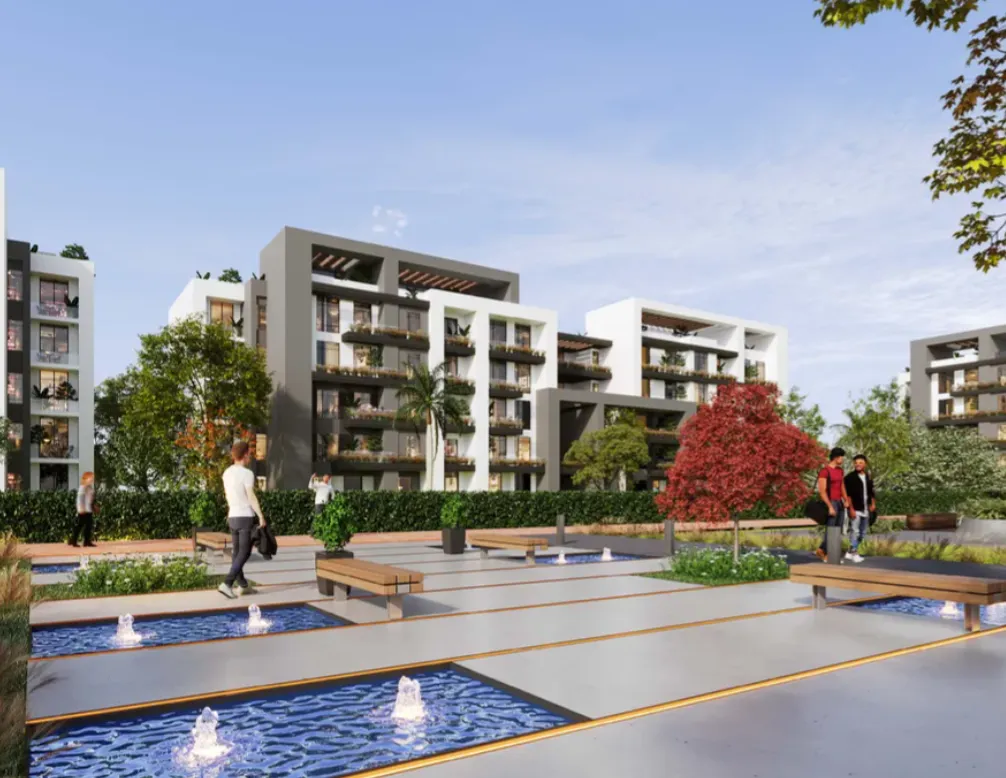 Apartment for sale in La Colina East in New Cairo of 82 m² with 1 bedrooms
