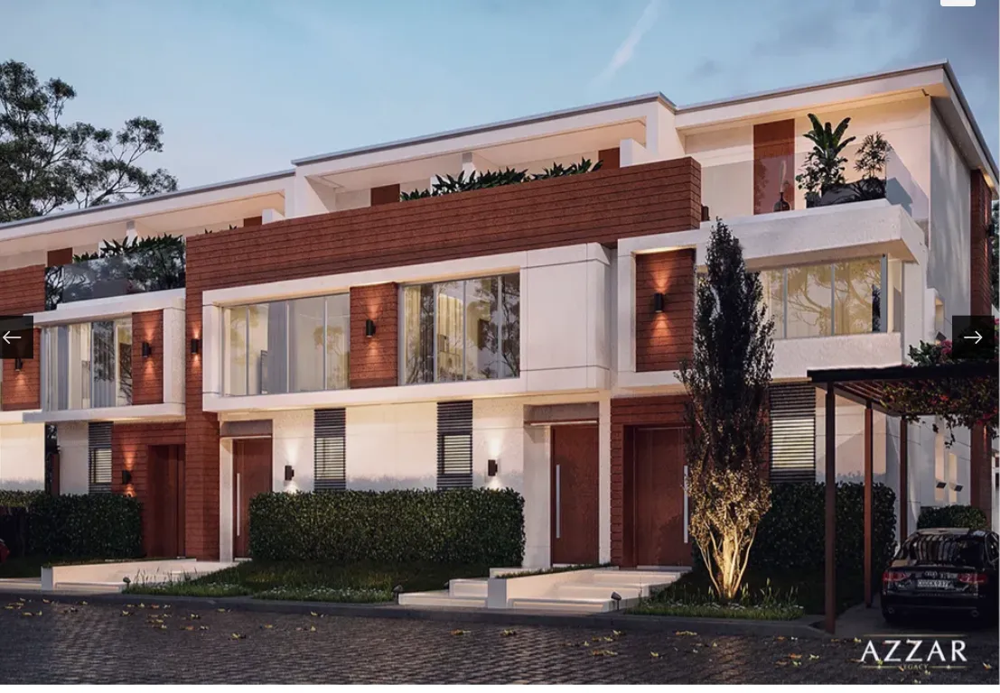 Townhouse for sale in Azzar Legacy in New Cairo of 172 m² with 3 bedrooms