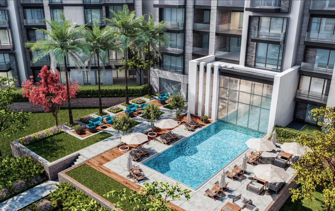 Apartment for sale in Swanlake Residences in New Cairo of 214 m² with 3 bedrooms