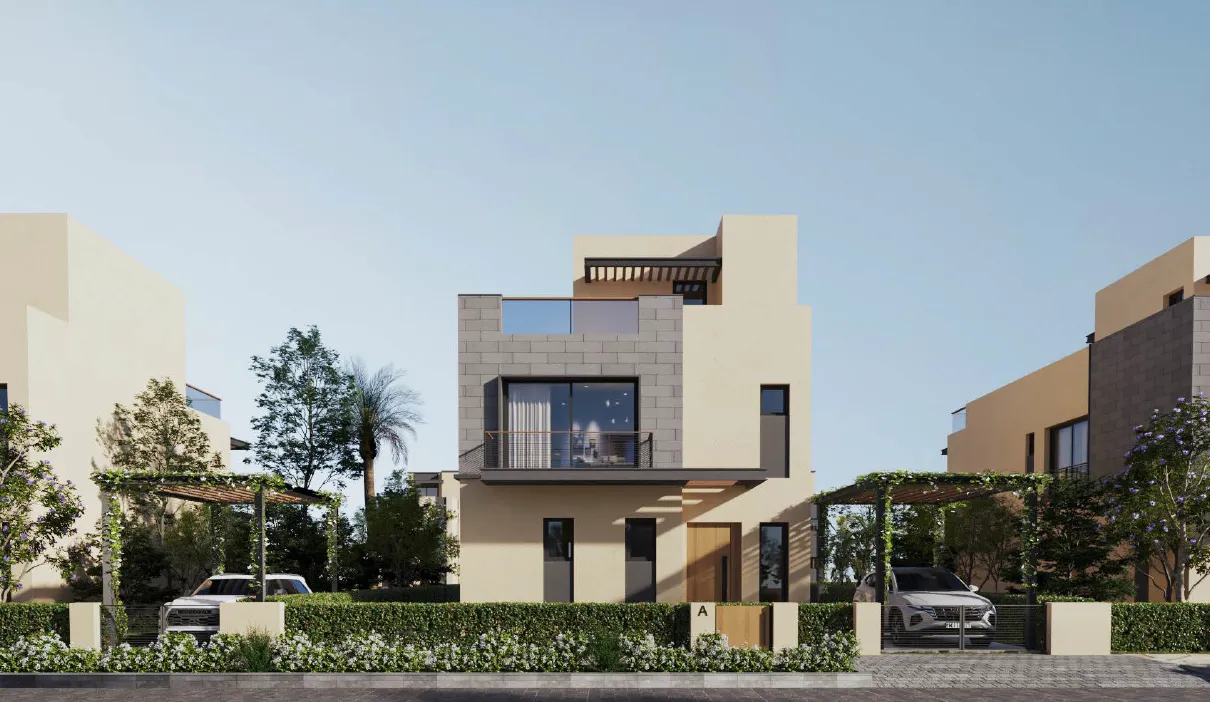 Villa for sale in Garden Lakes in 6th of October City of 217 m² with 3 bedrooms
