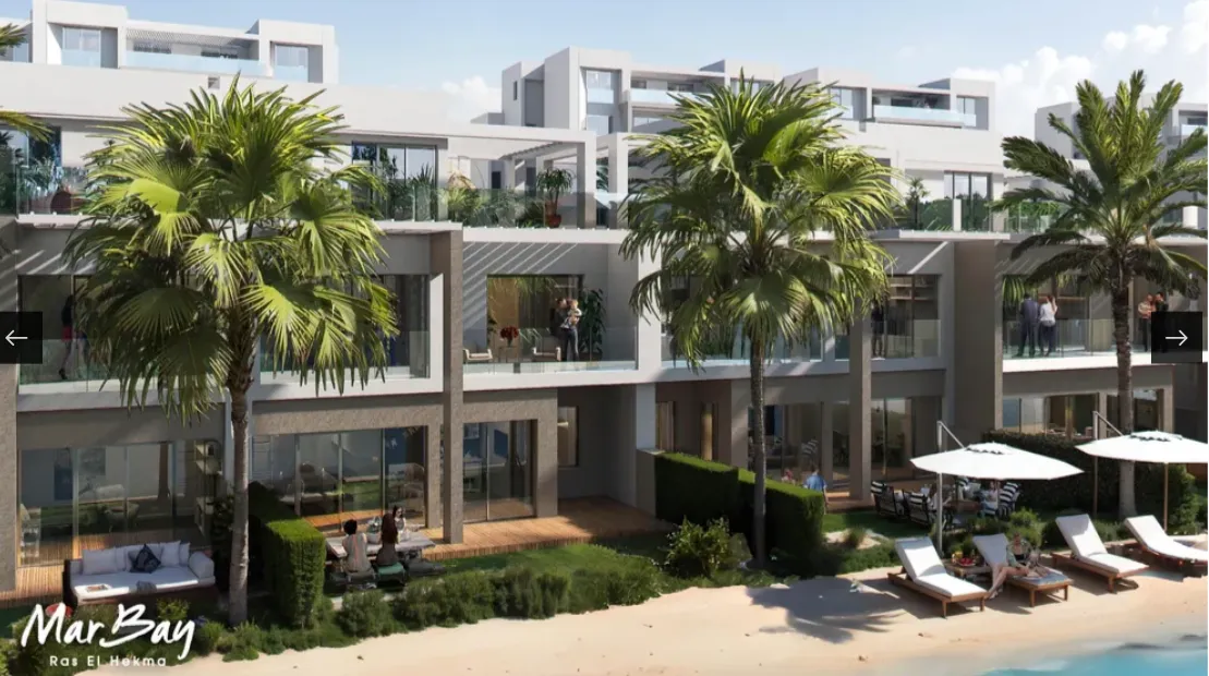 Chalet for sale in Mar Bay - Ras El Hekma in Ras El Hekma of 141 m² with 3 bedrooms