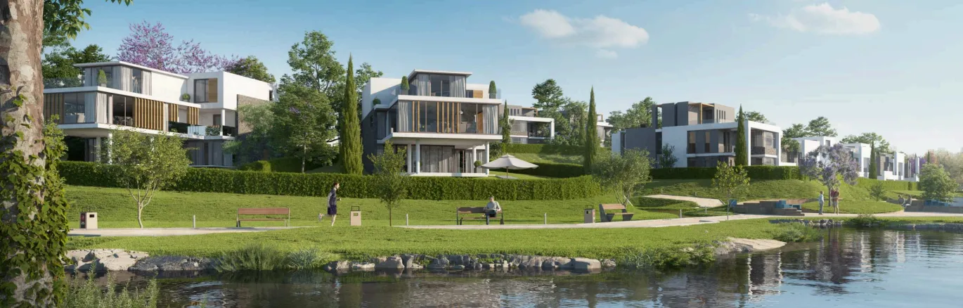 Townhouse for sale in Il Bosco New Capital in New Capital City of 239 m² with 3 bedrooms