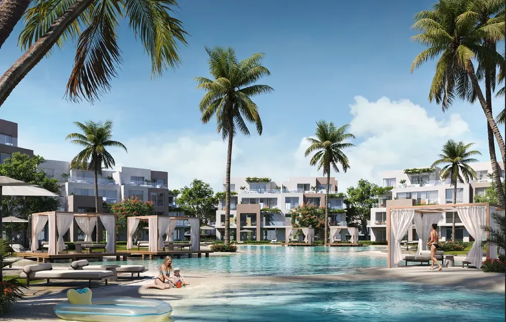 Chalet for sale in Hyde Park North - Seashore in Ras El Hekma of 107 m² with 2 bedrooms