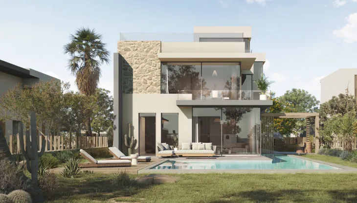Chalet for sale in Marsa Baghush in Sidi Heneish of 185 m² with 3 bedrooms