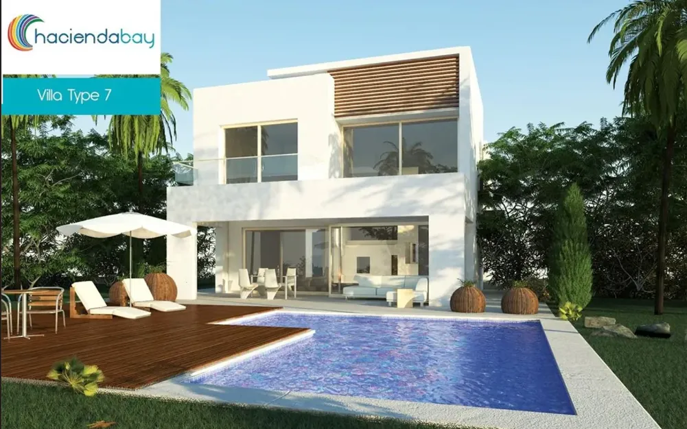 Villa for sale in Hacienda Bay in Sidi Abdel Rahman of 254 m² with 4 bedrooms