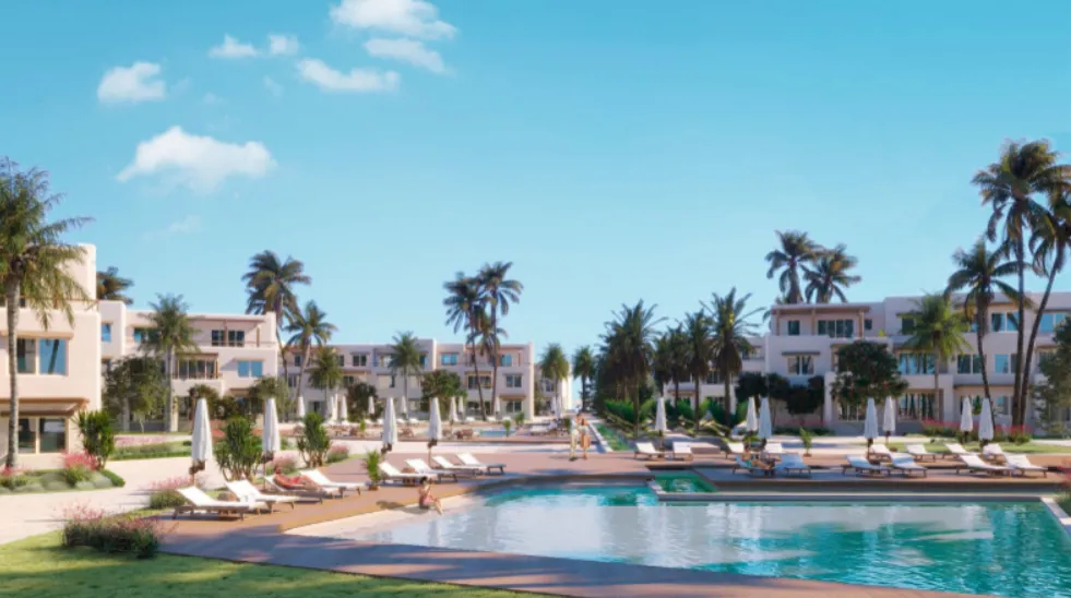 Chalet for sale in Hacienda West in Ras El Hekma of 100 m² with 2 bedrooms