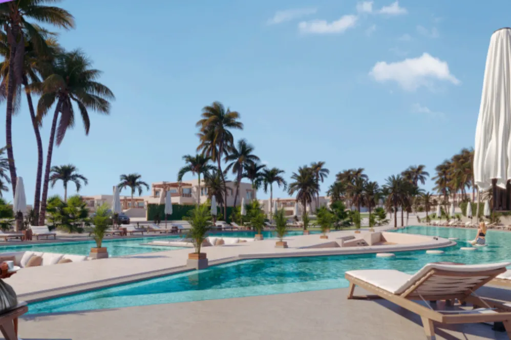Chalet for sale in Hacienda Waters in Ras El Hekma of 104 m² with 2 bedrooms